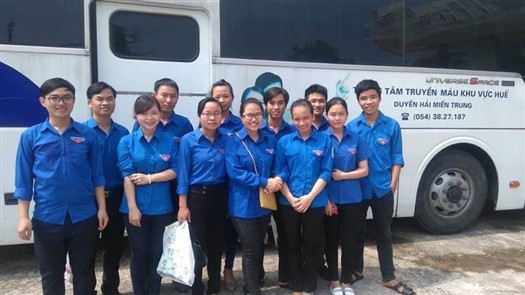 Tuổi trẻ Bệnh viện đa khoa Huyện Quảng Ninh Tham gia ngày hội hiến máu tình nguyện Năm 2016